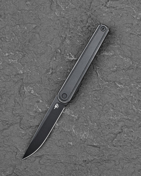 BESTECH INK BT2502D Black Titanium Handle 3.13'' M-Cut Blade