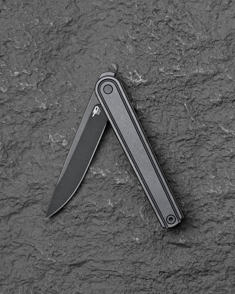 BESTECH INK BT2502D Black Titanium Handle 3.13'' M-Cut Blade