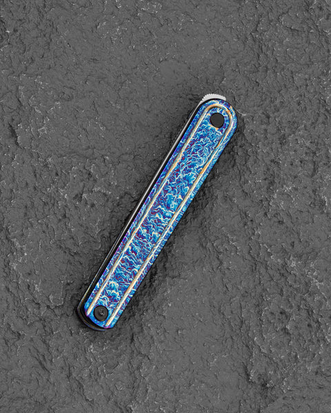 BESTECH INK BT2502E Anodizing Titanium Handle 3.13'' M-Cut Blade