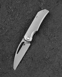 BESTECH MINI TAIPAN BT2603A Titanium Handle: 3.25'' Hollow Grinds MC Blade