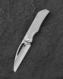 BESTECH MINI TAIPAN BT2603C Titanium Handle: 3.25'' Hollow Grinds MC Blade