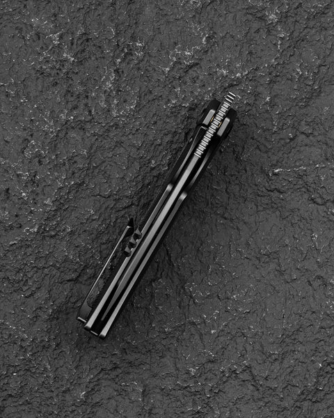 BESTECH MINI TAIPAN BT2603E Titanium Handle: 3.25'' Hollow Grinds MC Blade