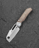 BESTECH NYRRDREKI BT2607A Titanium with Micarta Inlays Handle: 3.08