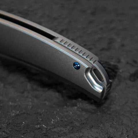 BESTECH SUPERNOVA BT2111D Titanium+Zirconium Timascus Bolster Handle: 3.07" M390 Blade
