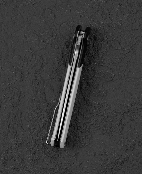 BESTECH SWORDFISH BG62B Black and White G10 Handle 3.94" 14C28N Blade